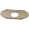 Ekena Millwork Chrysler Wood Fretwork Pierced Ceiling Medallion, Birch, 22"W x 11"H x 5 3/4"ID x 3/8"T CMWP22X11X0375CSBI - alternate 5